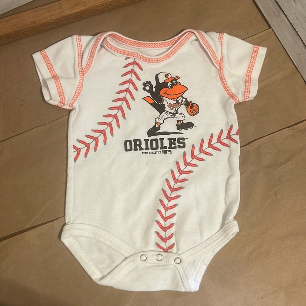 Orioles Baby Bodysuit (Size 3/6 M) - Gently Used m